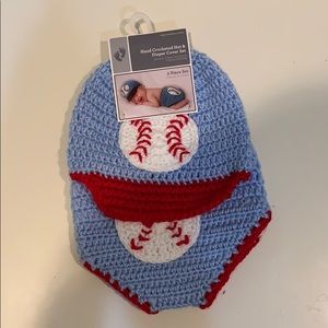 NWT Newborn photo prop baseball